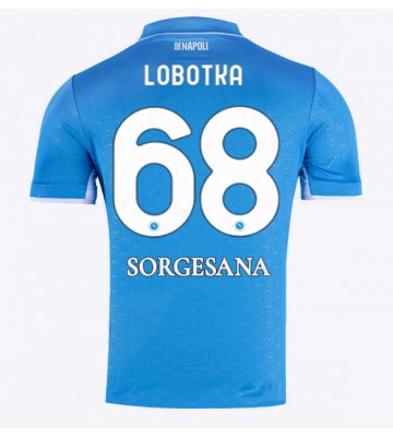 SSC Napoli Stanislav Lobotka #68 Replika Hjemmebanetrøje 2024-25 Kortærmet